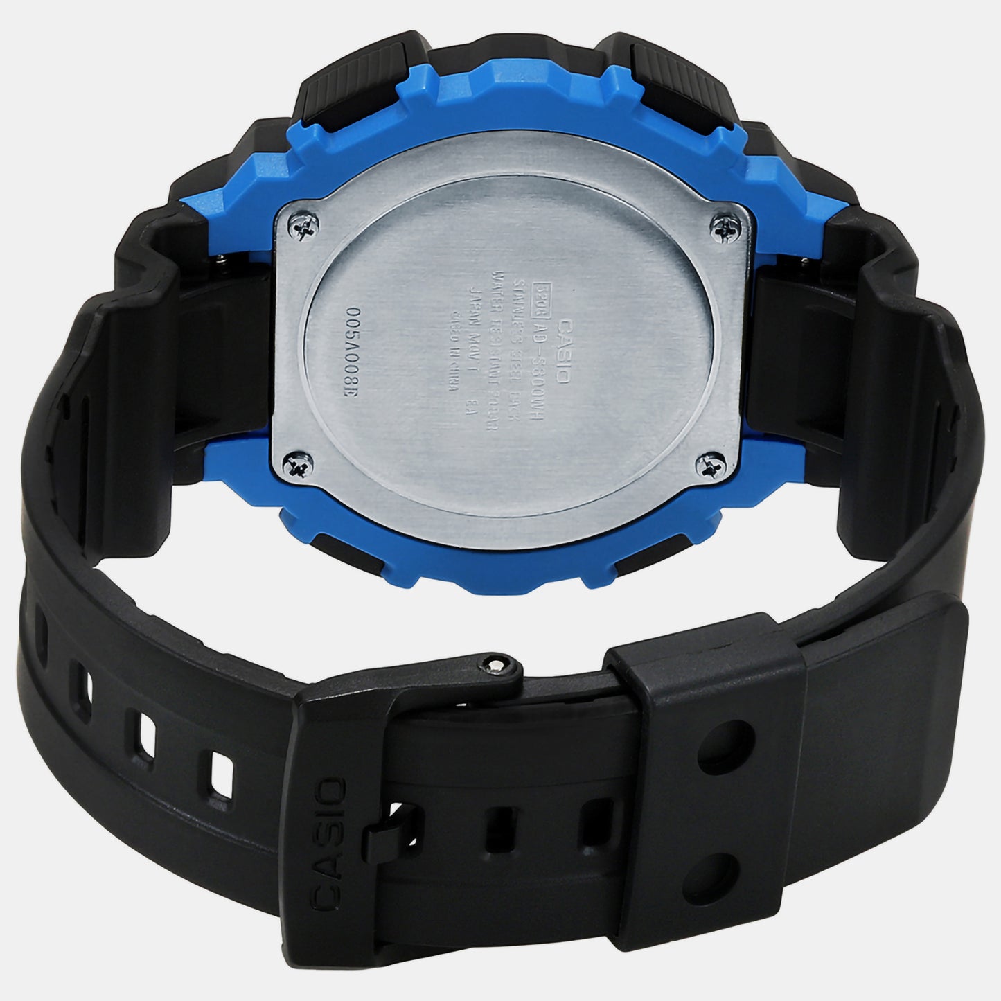 Youth Blue Men's Analog-Digital Resin Watch AD187 - AD-S800WH-2A2VDF