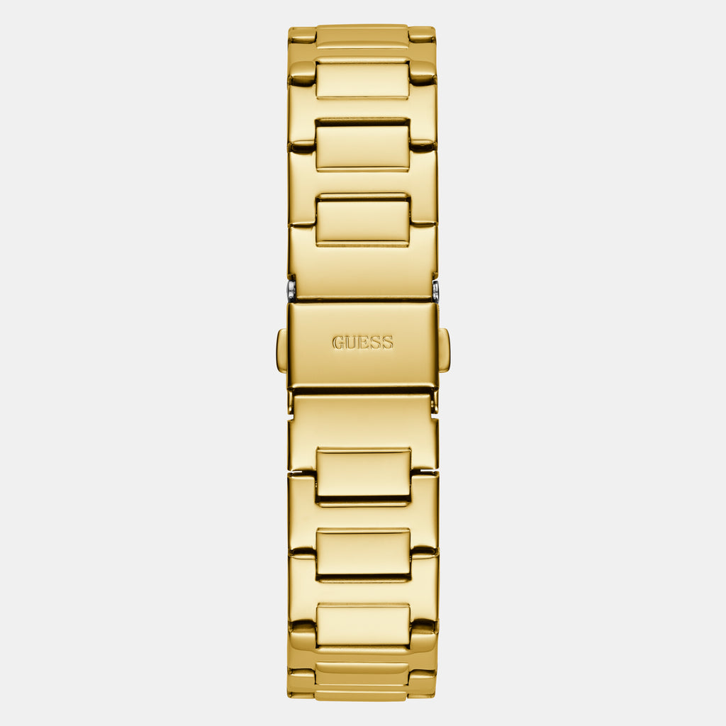 Guess Women Square Champagne watch
