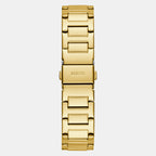 Guess Women Square Champagne watch