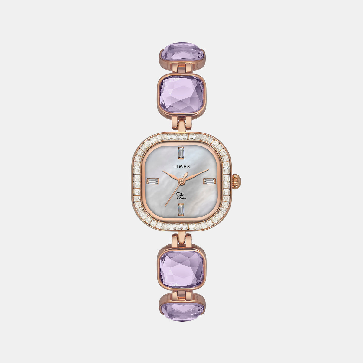 Timex Square Mother Of Pearl Analog watch