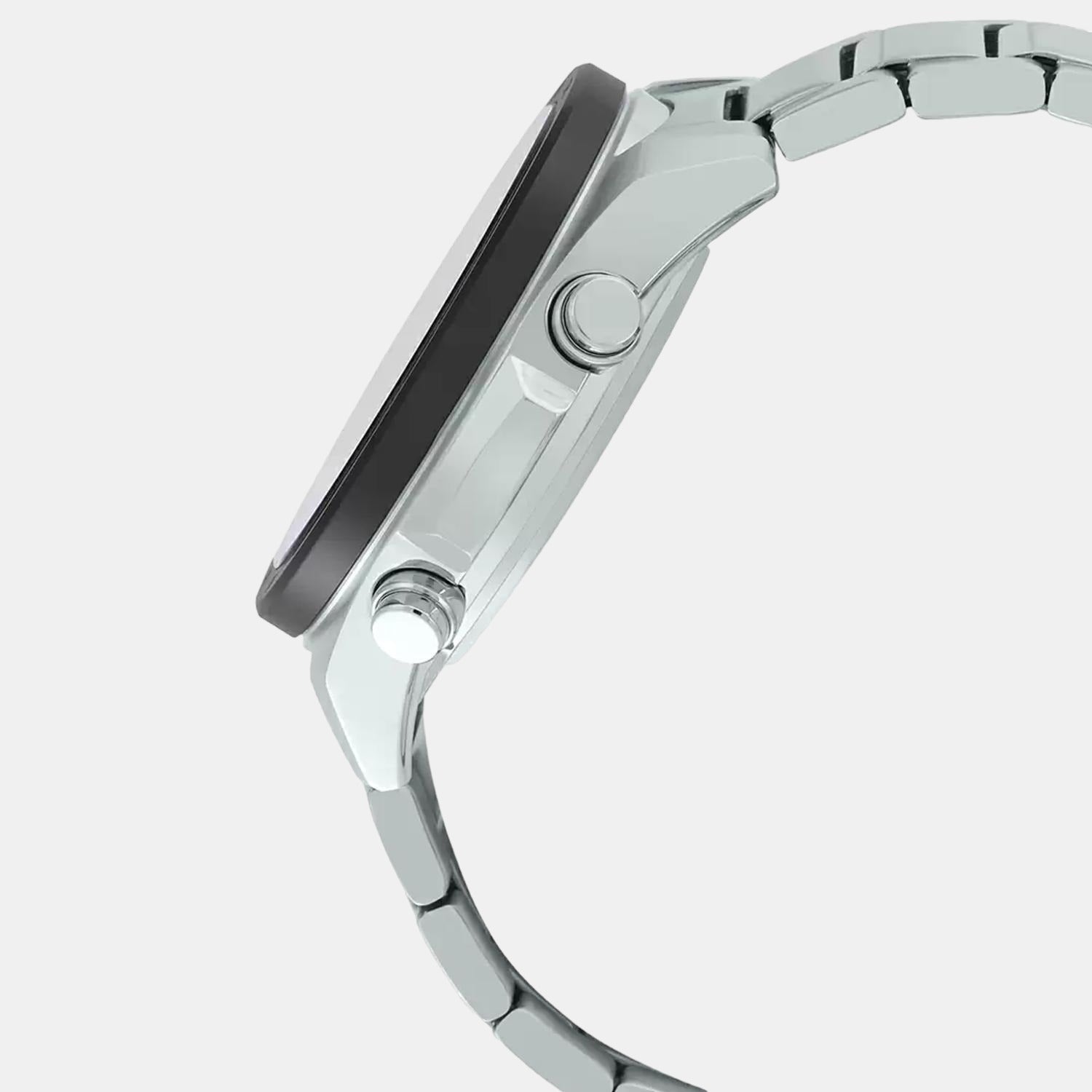 Casio Men Round Black watch