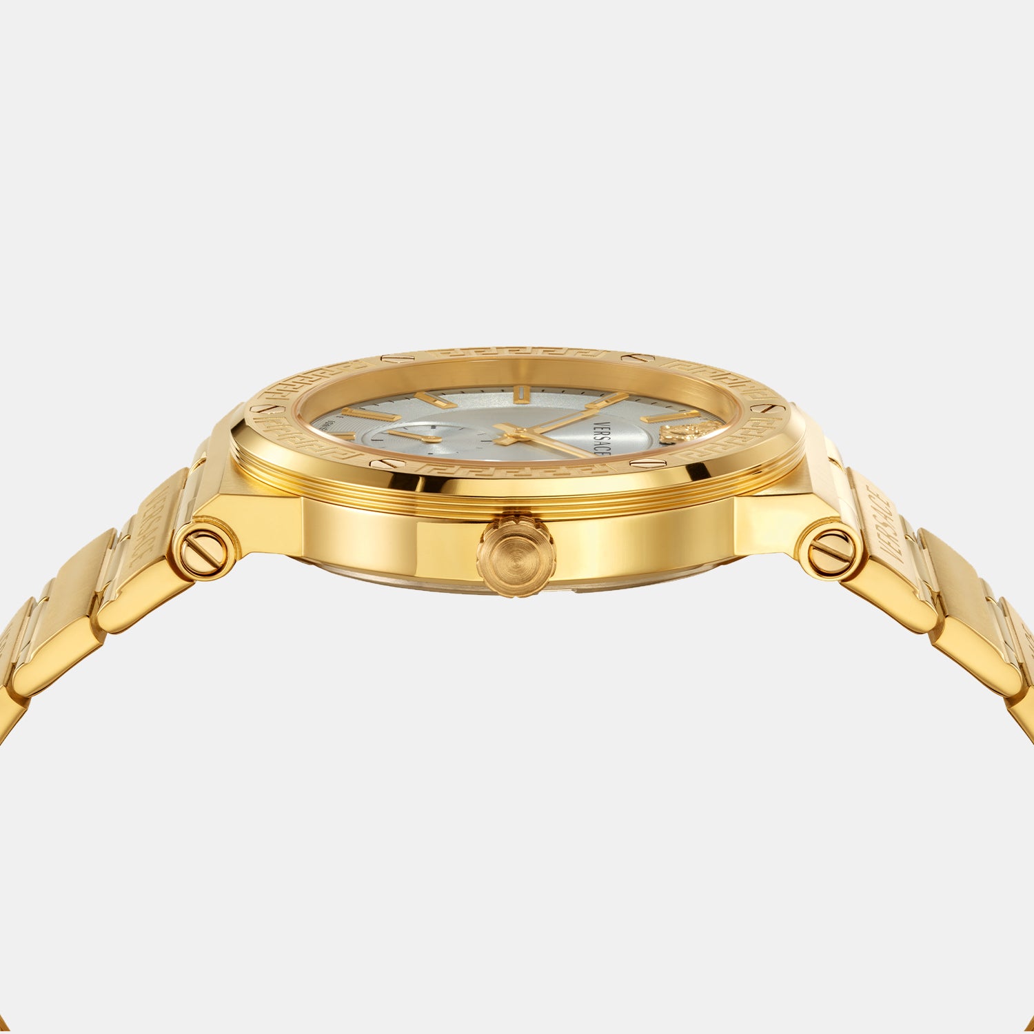 Versace Men Round Silver watch