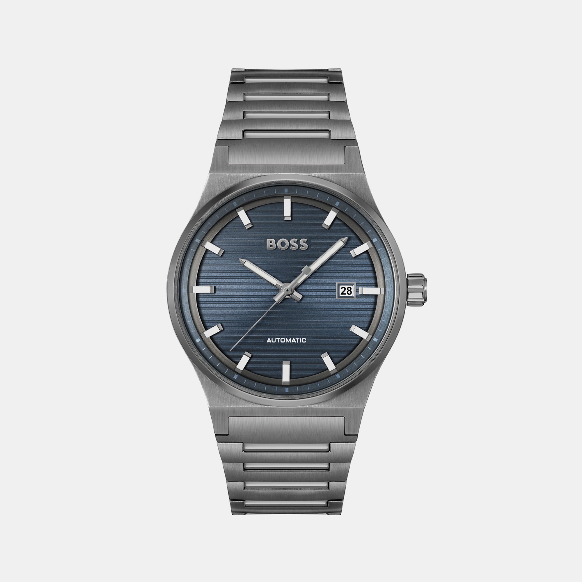 Boss Round Blue Analog watch