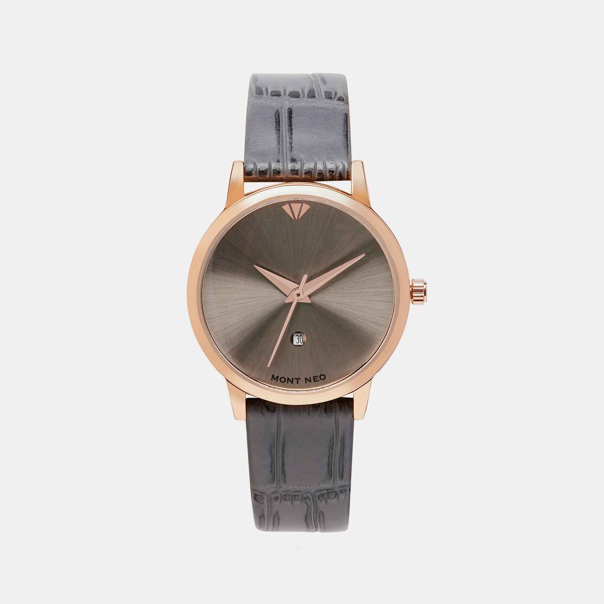 Mont Neo Round Grey Analog watch