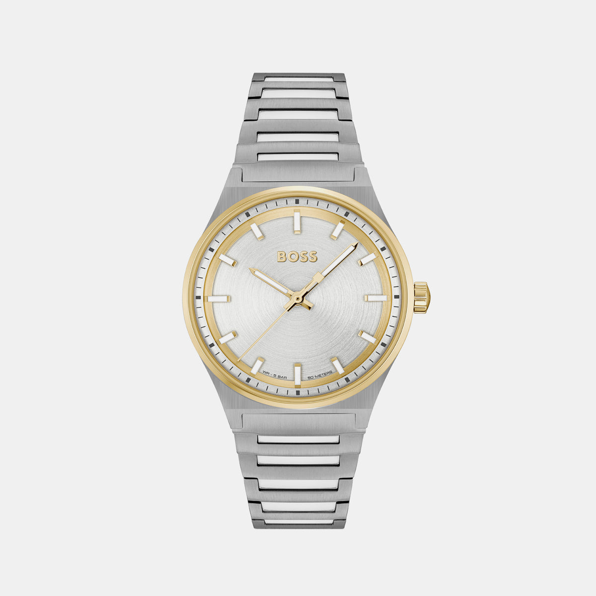 Boss Round Silver Analog watch