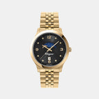 Ferragamo Round Black Analog watch