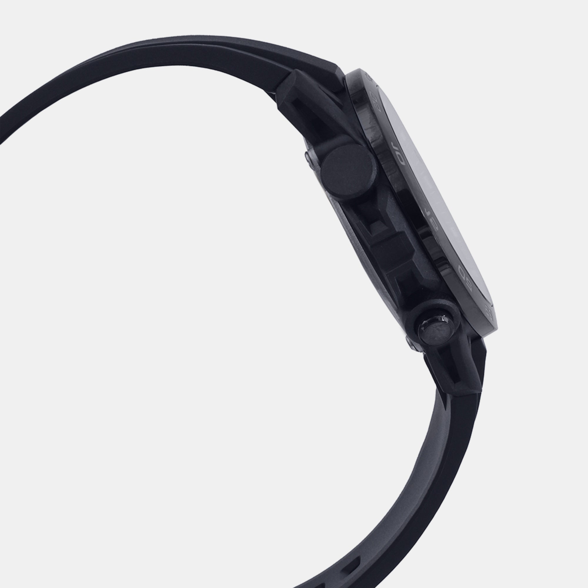 Casio Men Round Black watch