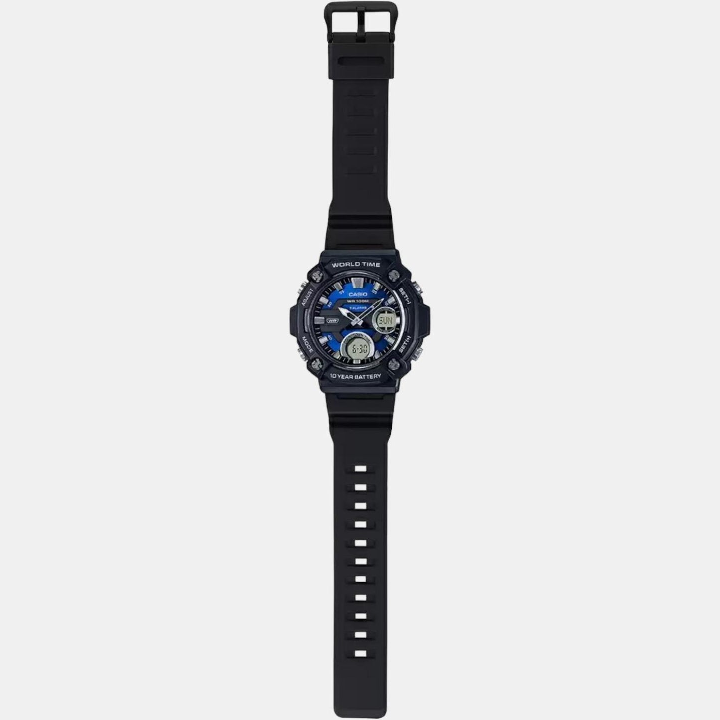 Youth Men's Analog-Digital Resin Watch AD263 - AEQ-120W-2AVDF