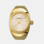 Fossil Round Gold Analog watch
