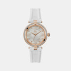 GC Round White Analog watch