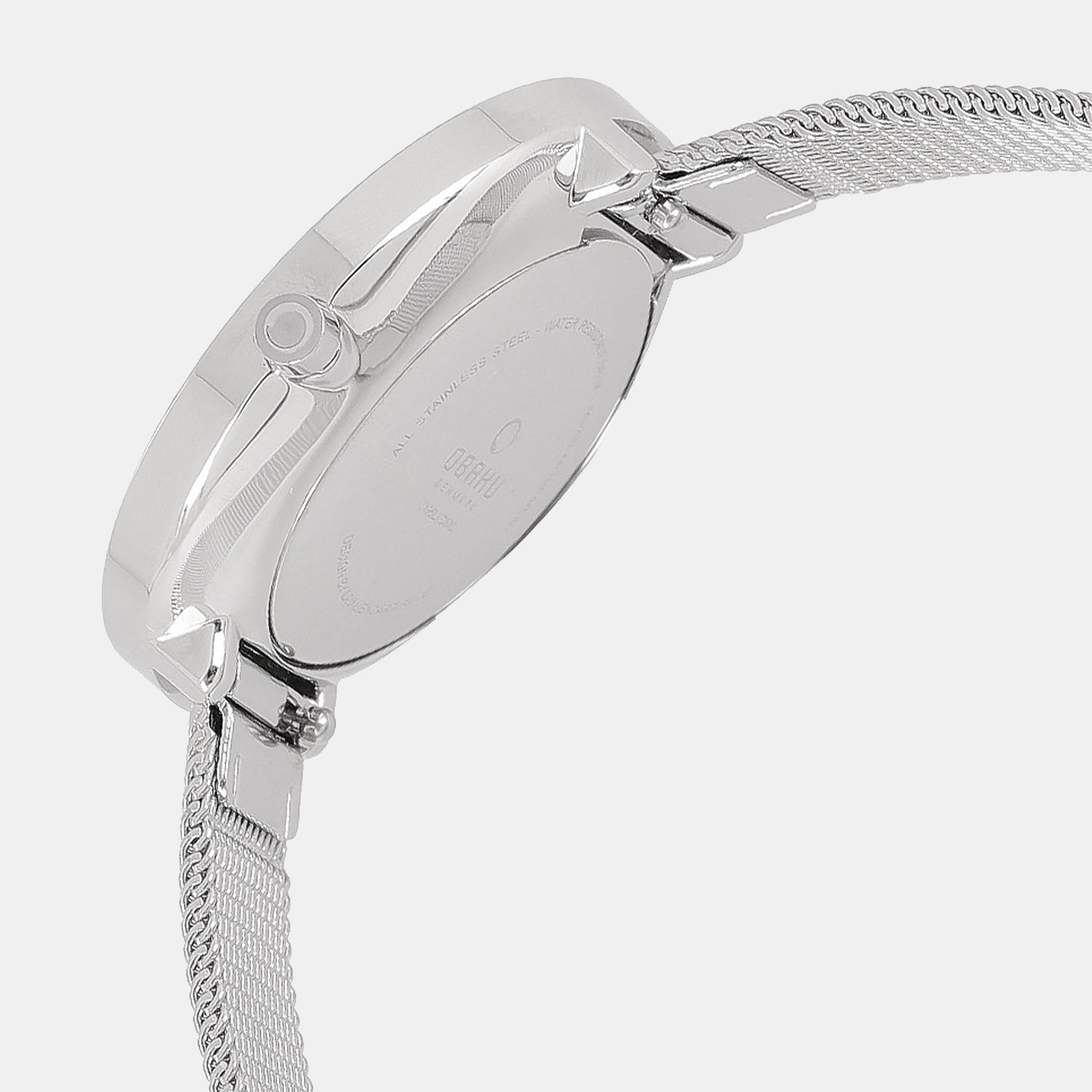 Obaku Stainless Steel Round watch