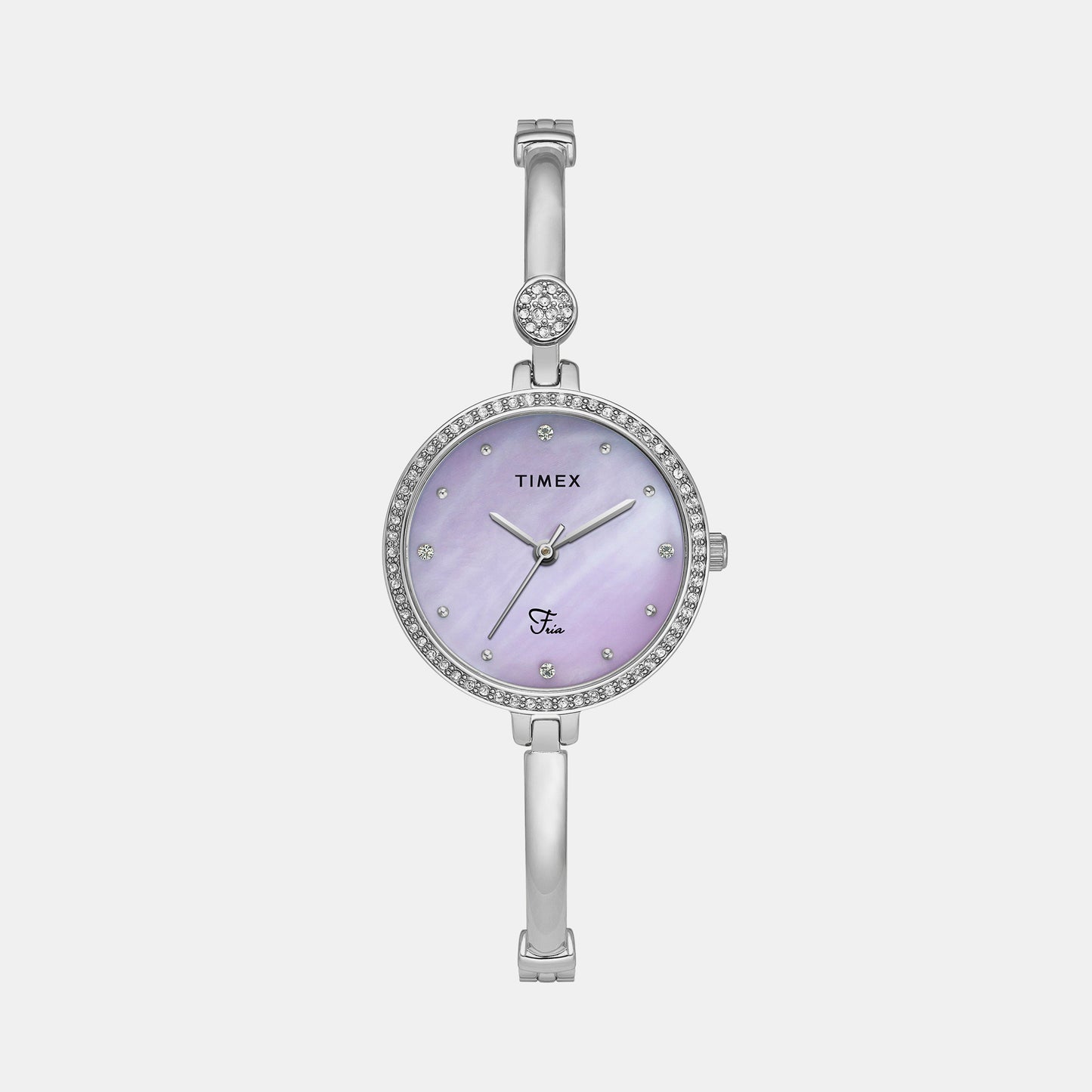 Fria Female Mother Of Pearl Analog Brass Watch TWEL18400