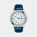 Helix Round White Analog watch