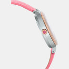 Sheen Women Quartz Silver Dial Chronograph Leather Watch SX195