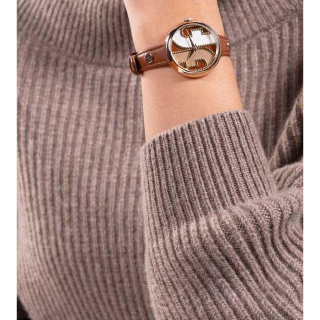 Furla Heritage Women Quartz Gold Dial Analog Leather Watch WW00005014L2