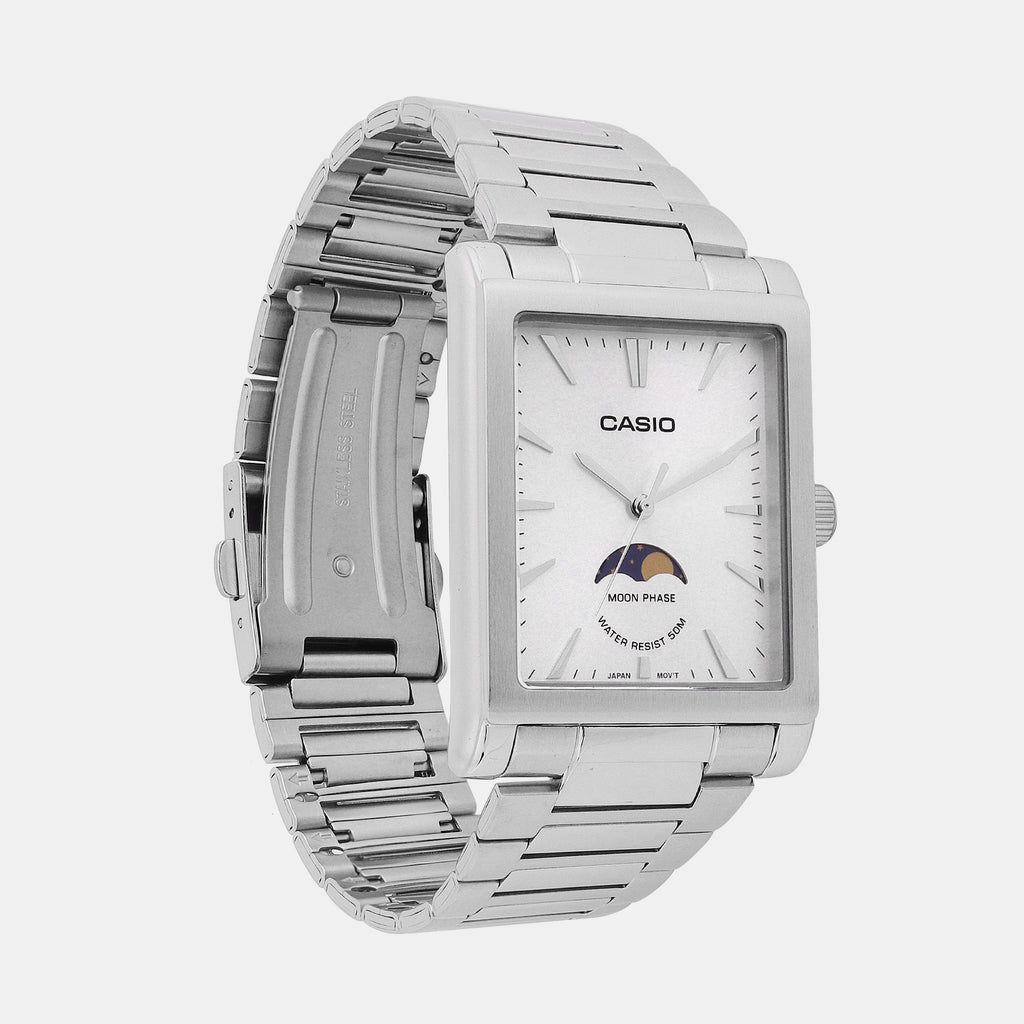Casio Men Rectangular White watch