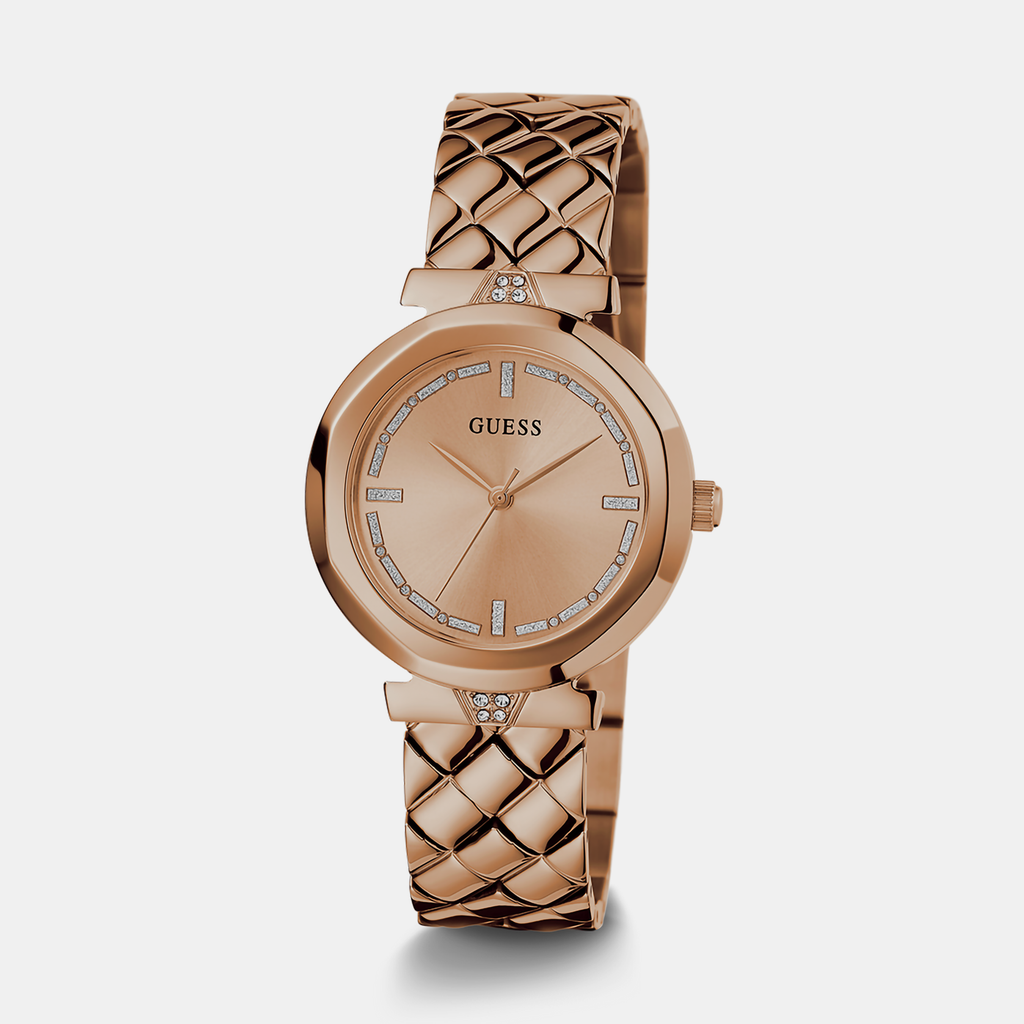 Guess Stainless Steel Rose Gold watch