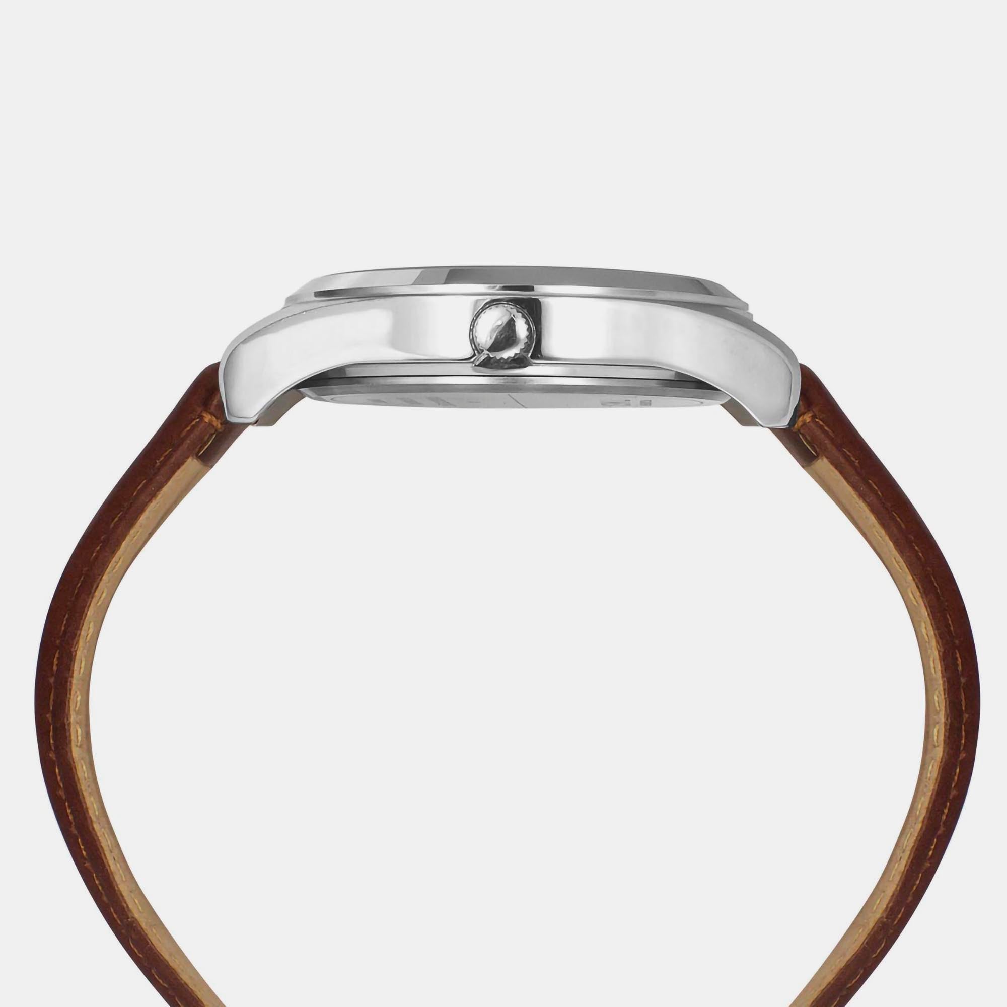 Timex Leather Blue watch