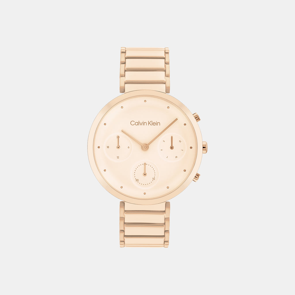 Calvin Klein Round Blush Chronograph watch