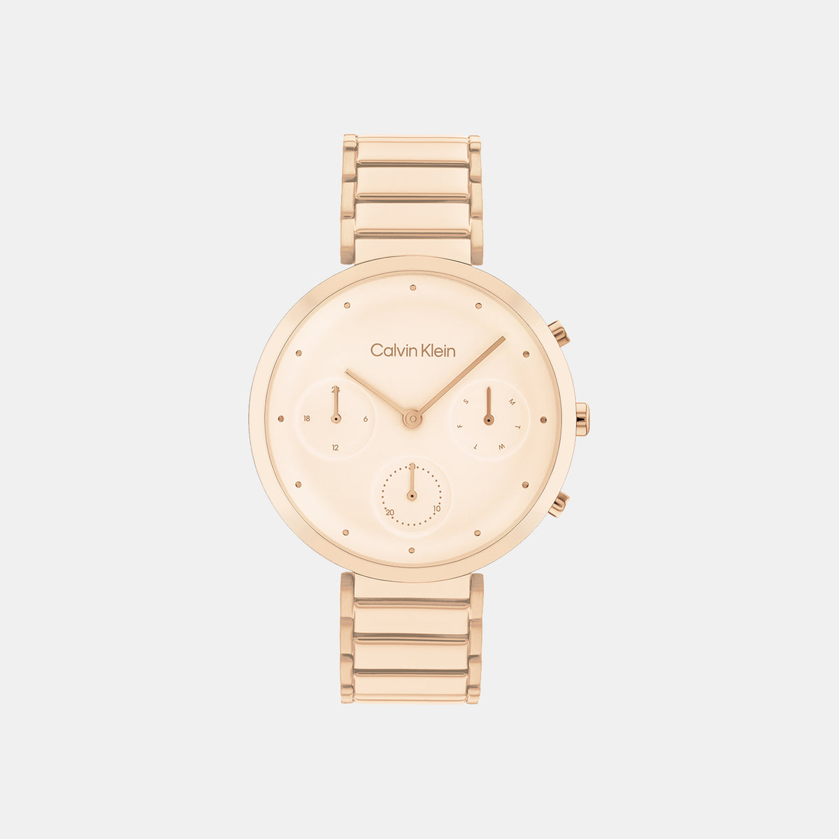 Calvin Klein Round Blush Chronograph watch