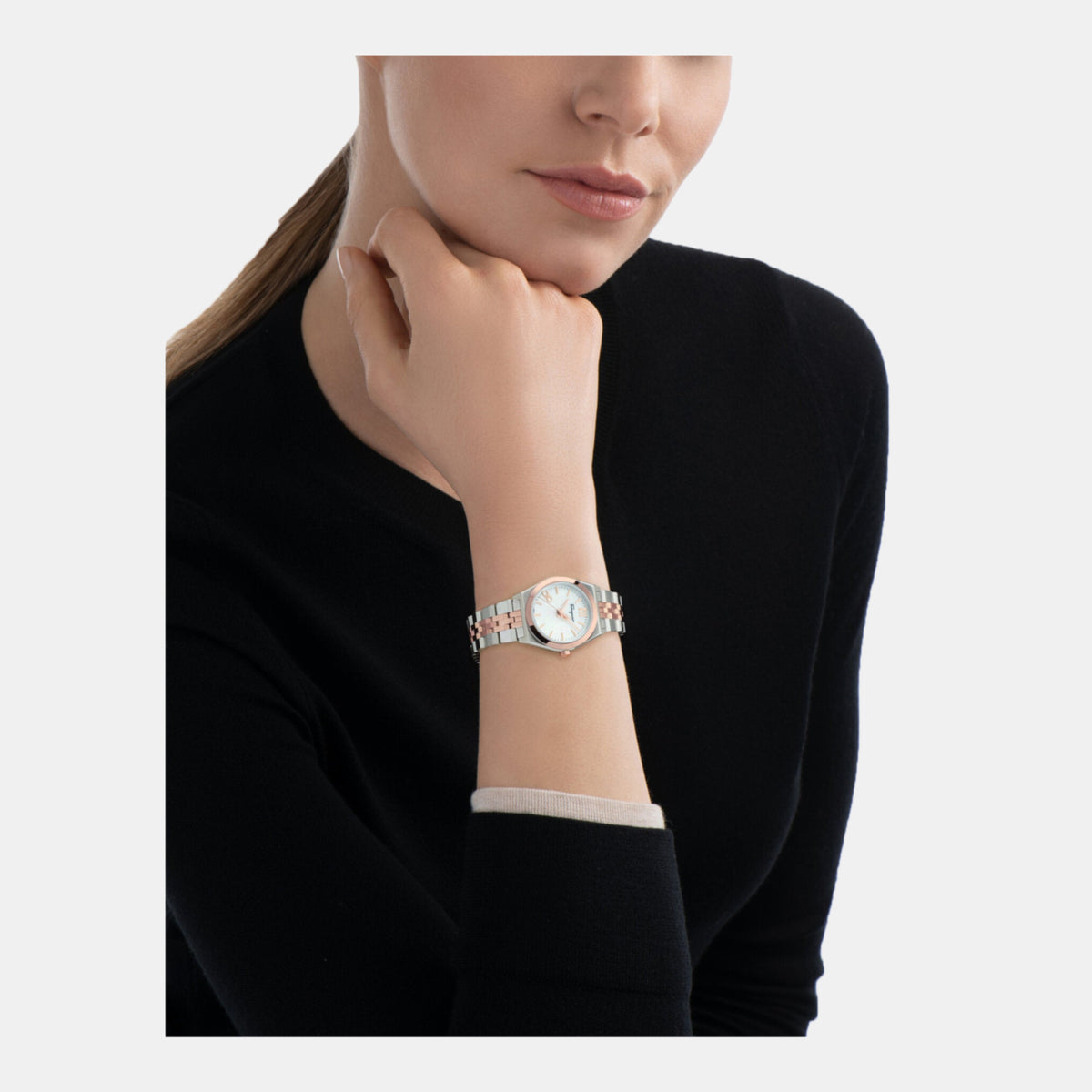 Ferragamo Stainless Steel Mother Of Pearl watch