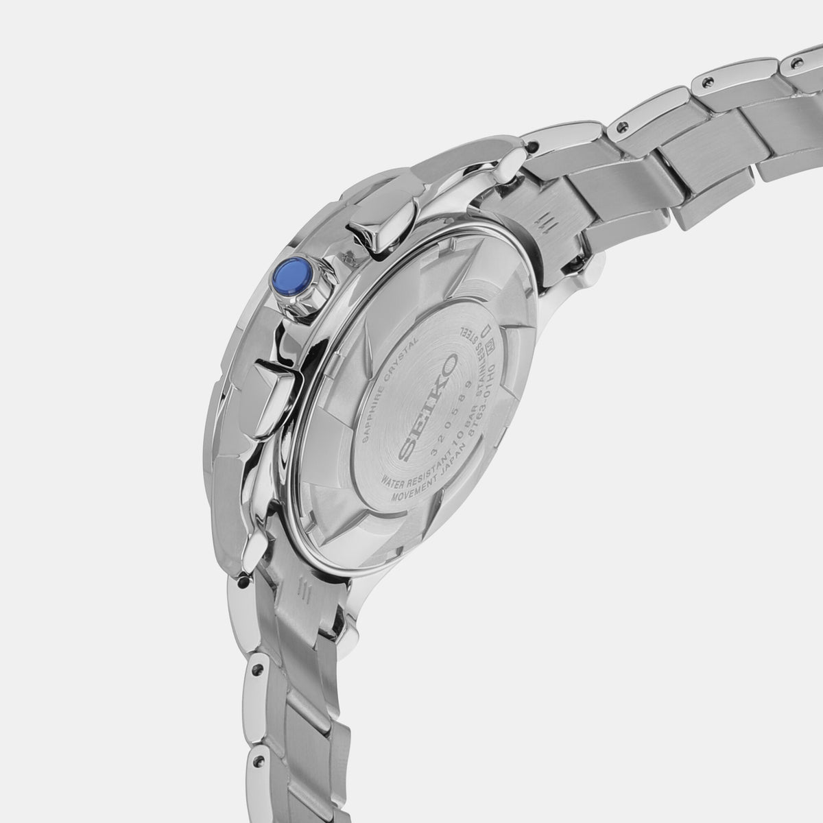 Seiko Men Round Blue watch