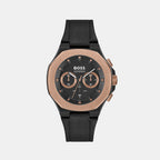 Boss Tonneau Black Chronograph watch