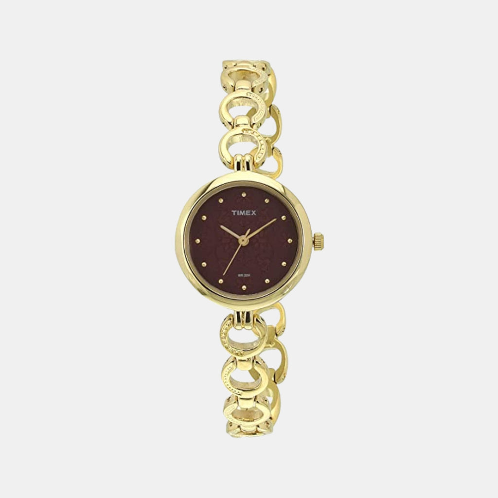 Female Analog Brass Watch TWEL11415