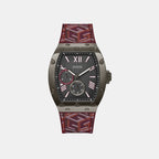 Guess Rectangular Grey Analog watch
