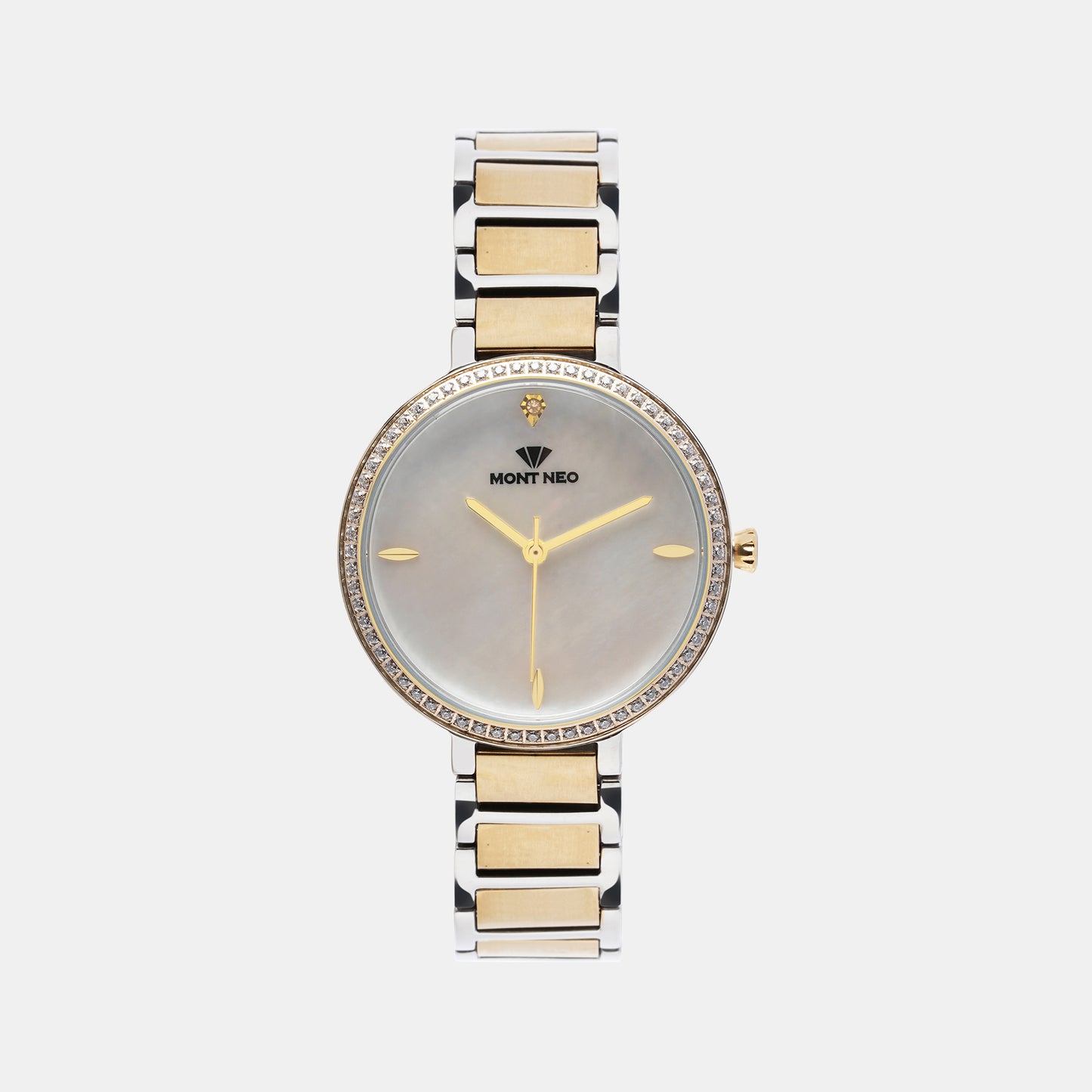 Timeless Silver Analog Female Stainless Steel Watch 7507T-M2201