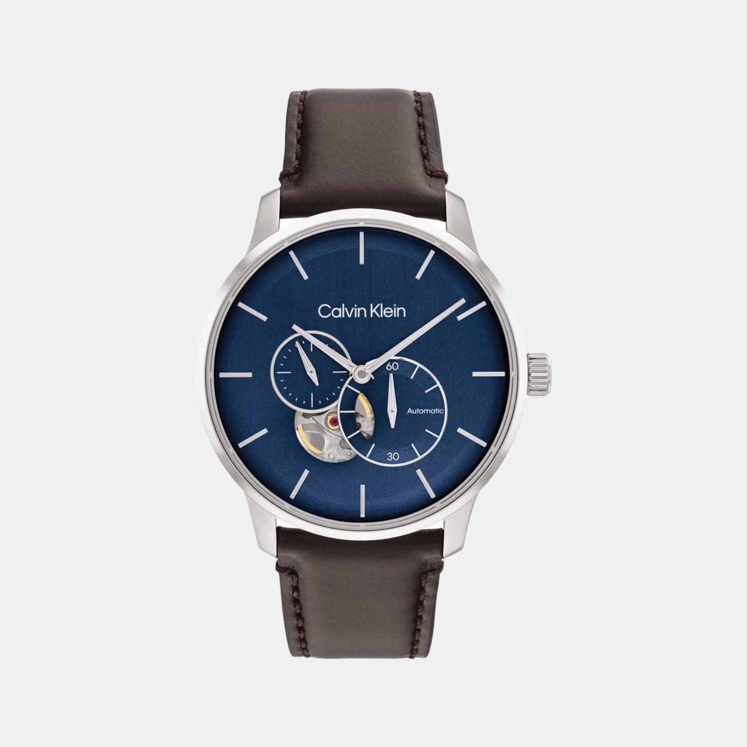 Calvin Klein Round Blue Chronograph watch