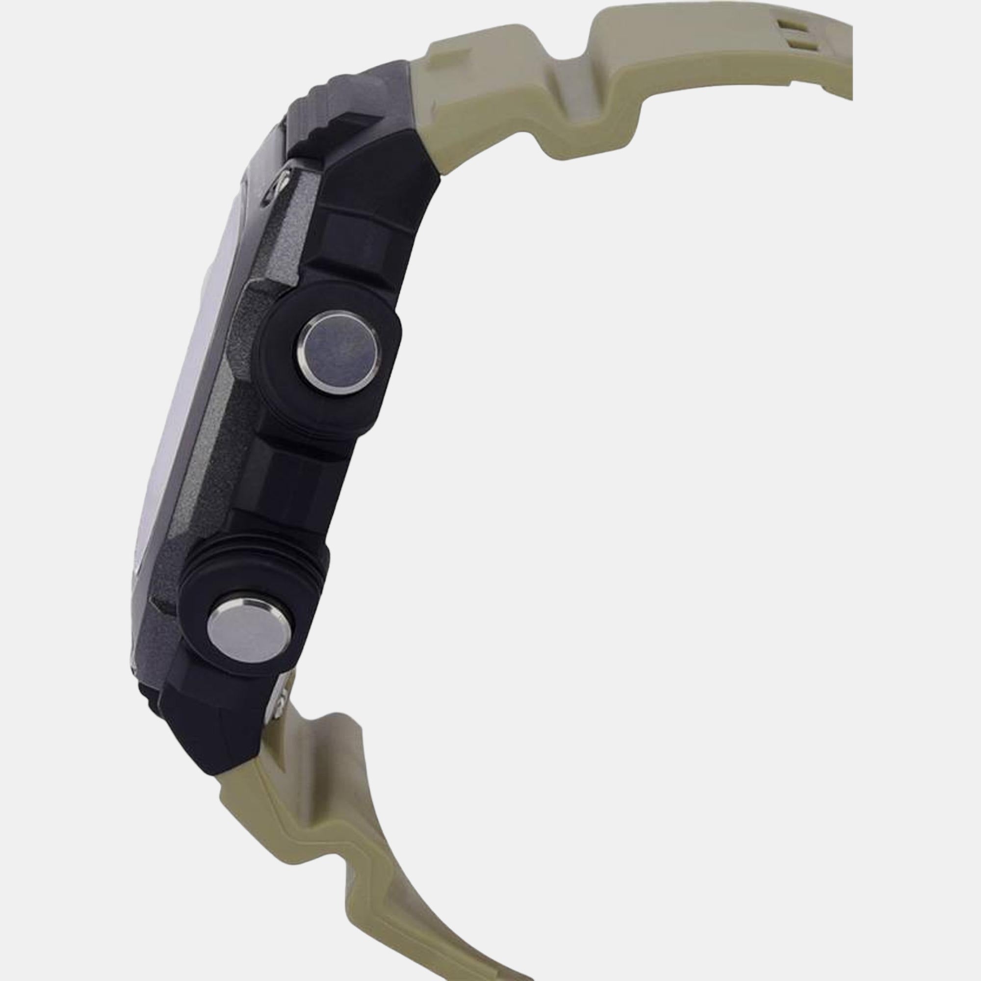 Youth Men Quartz Grey Dial Digital Resin Watch I125