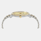 Ferragamo Men Round Champagne watch