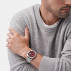 Fossil Round Quartz Analog Men watch