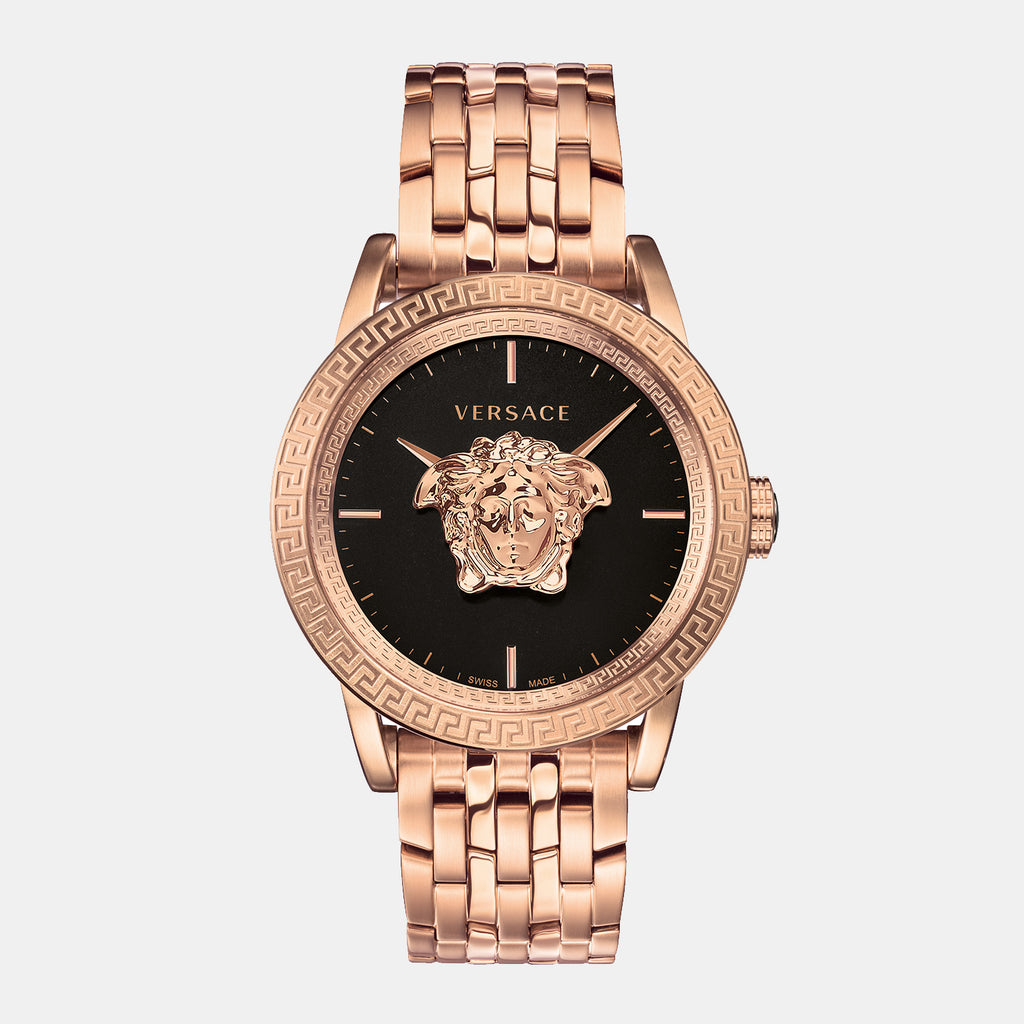 Versace Round Black Analog watch