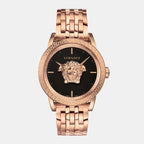 Versace Round Black Analog watch