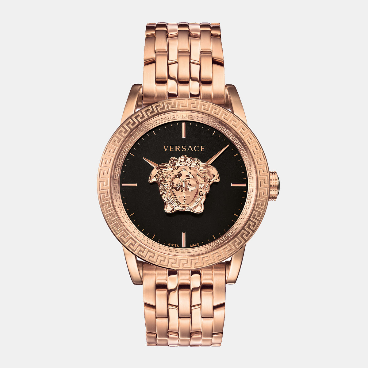 Versace Round Black Analog watch