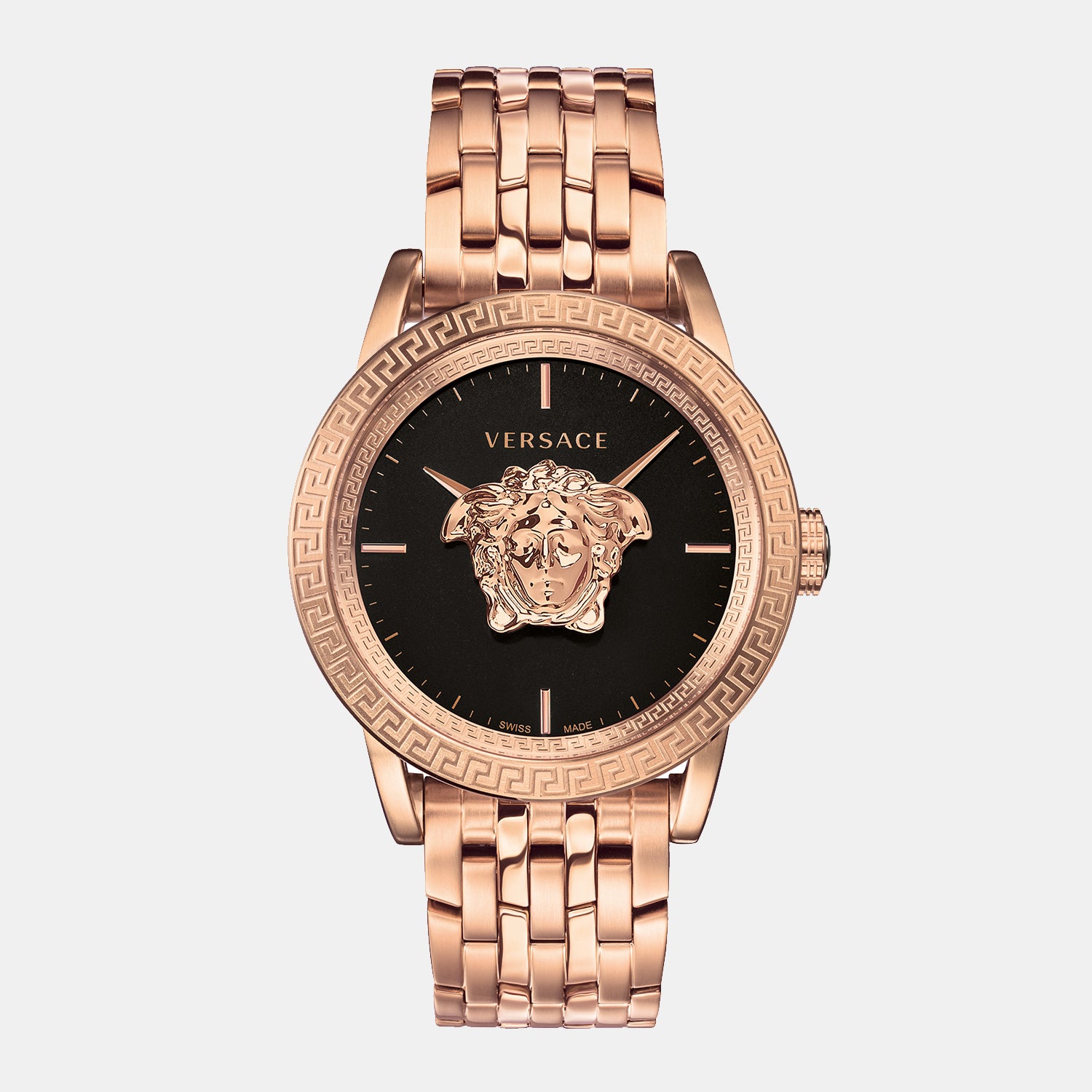 Versace Round Black Analog watch