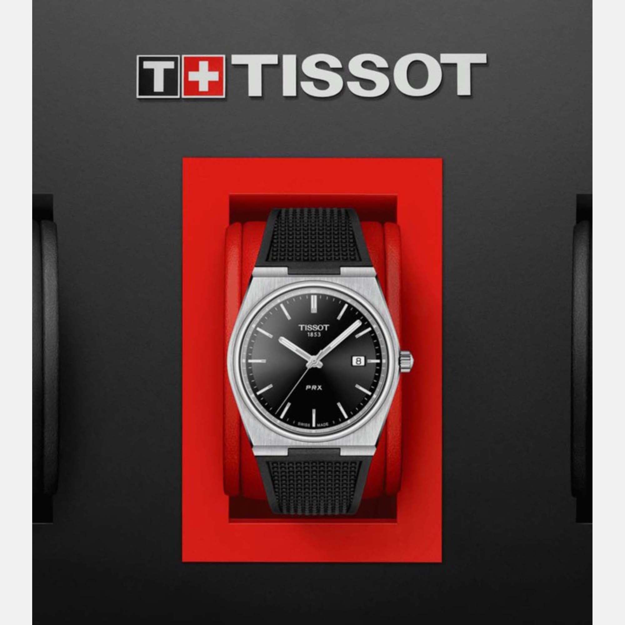 Tissot Rubber Black watch