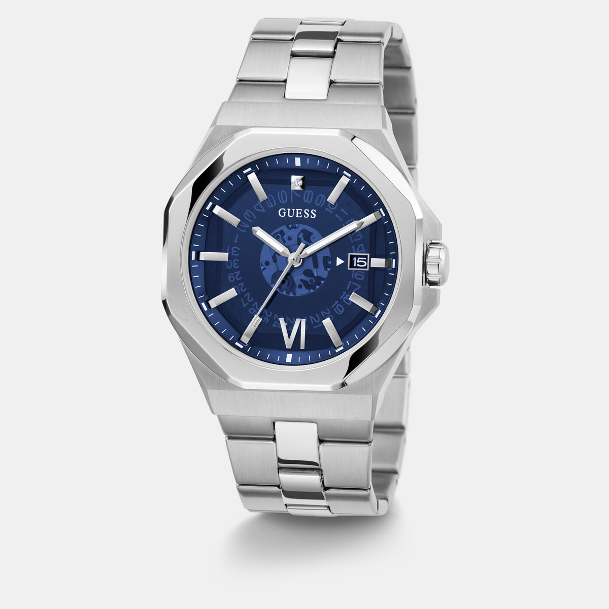 Guess Stainless Steel Blue watch