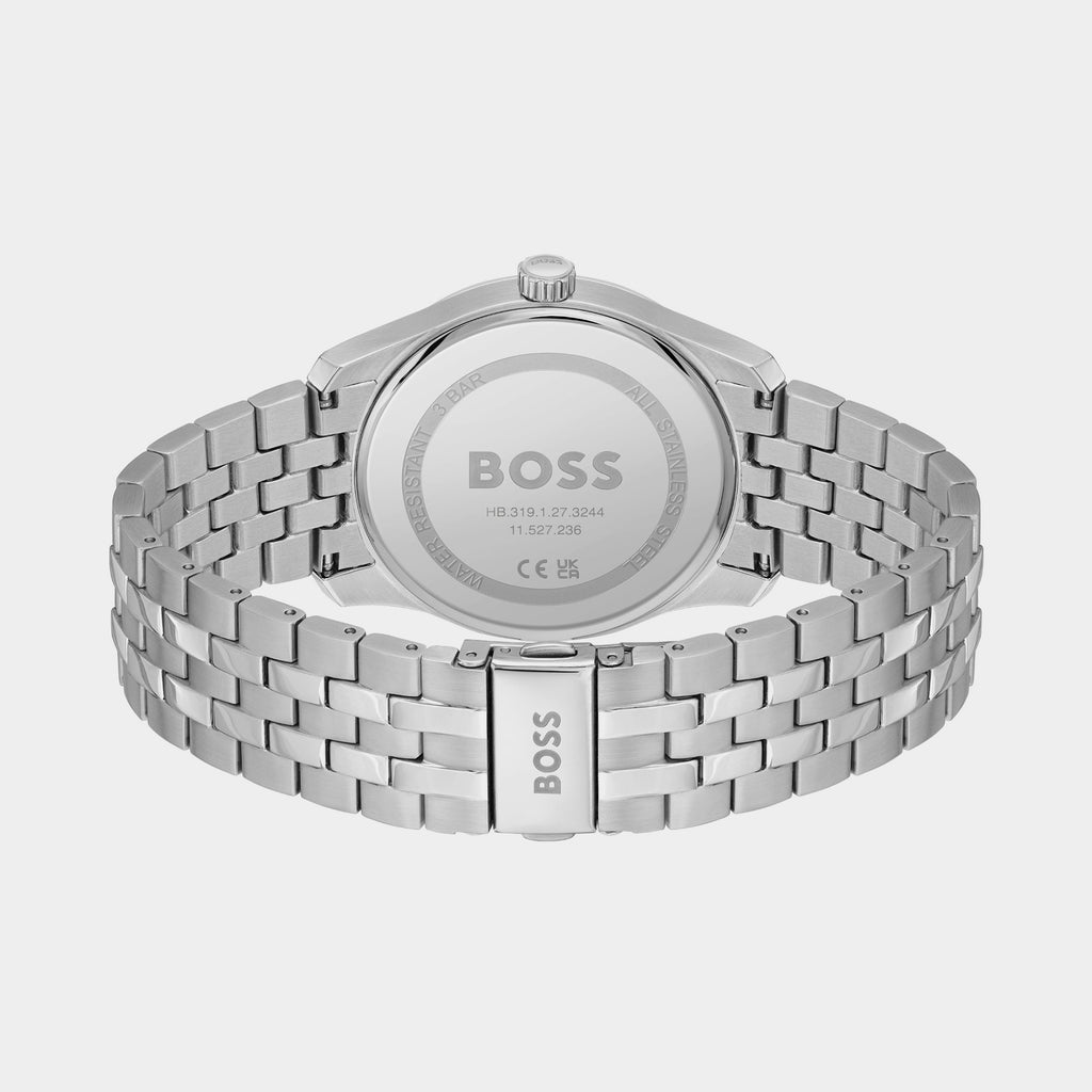 Boss Men Round Grey watch