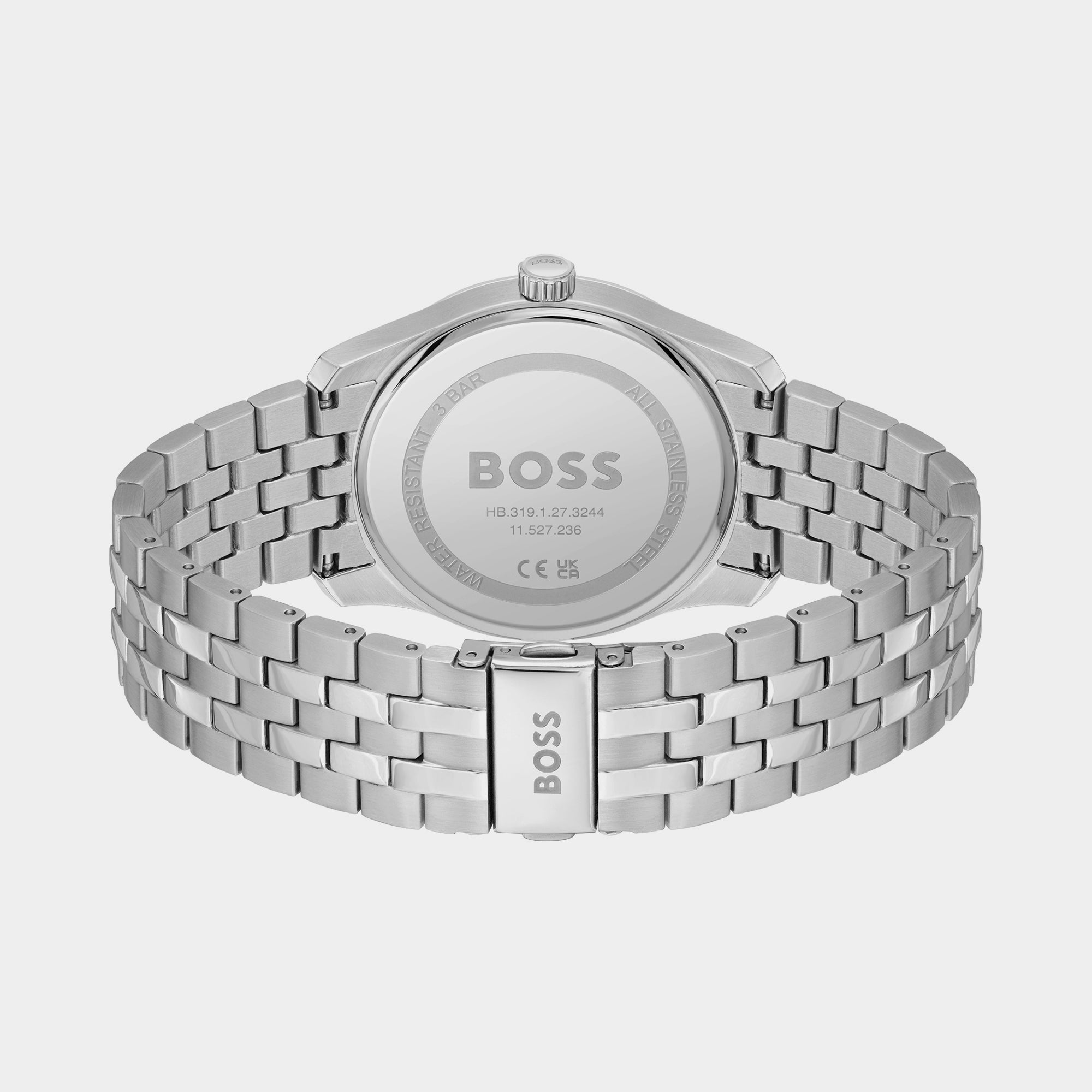 Boss Men Round Grey watch