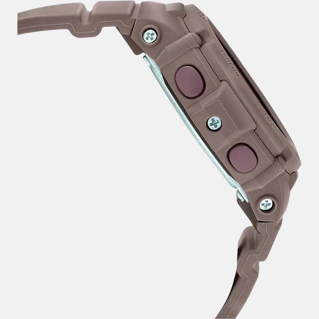 Casio Women Round Brown watch