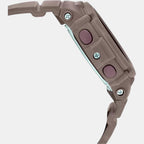 Casio Women Round Brown watch