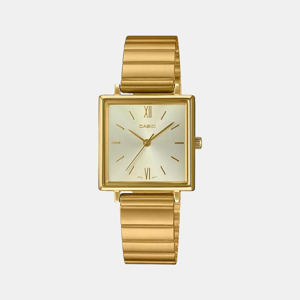 Casio Square Gold Analog watch