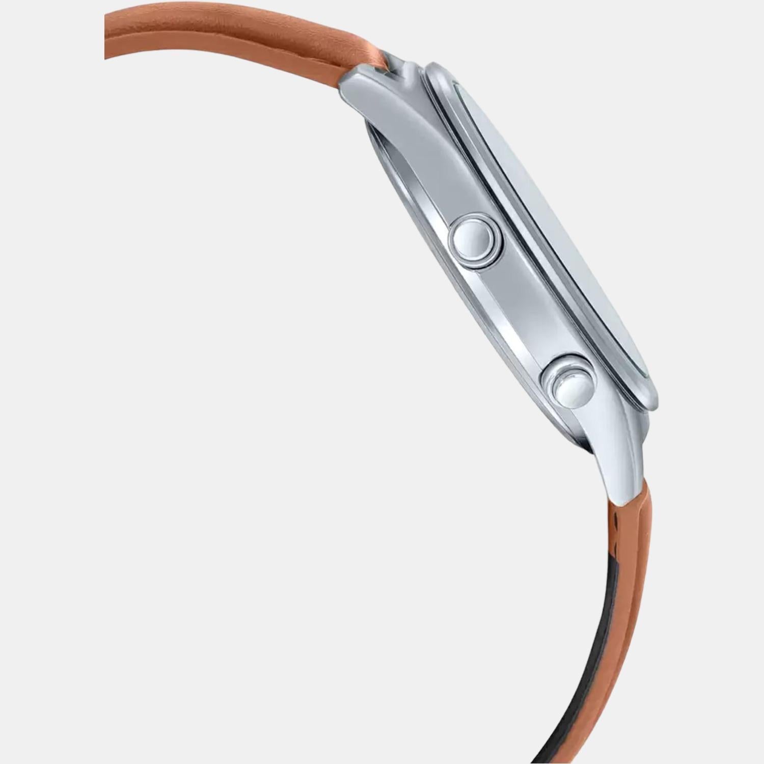 Casio Men Round White watch