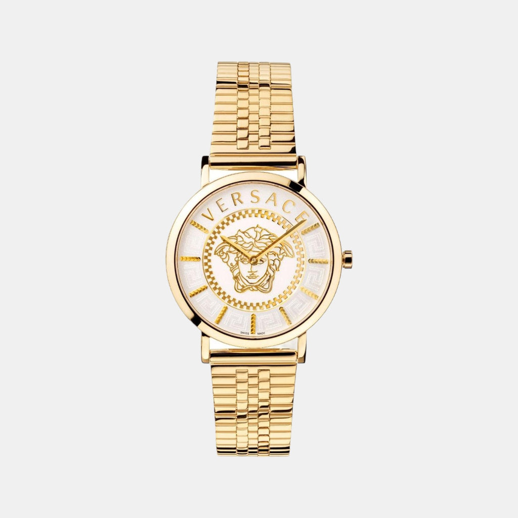 Versace Round White Analog watch