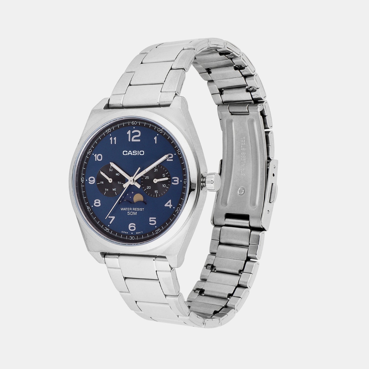 Enticer Blue Men's Chronograph Stainless Steel Watch A2173 - MTP-M300D-2AVDF