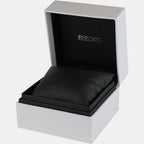 Seiko Leather Silver watch