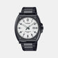 Casio Round White Analog watch